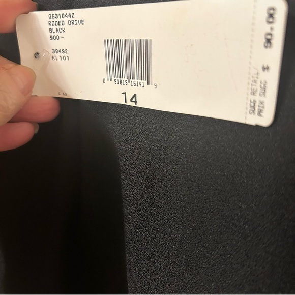 Rena Rowan New‎ Black High-Waisted pleated Trousers. Size 14 - Picture 10 of 12